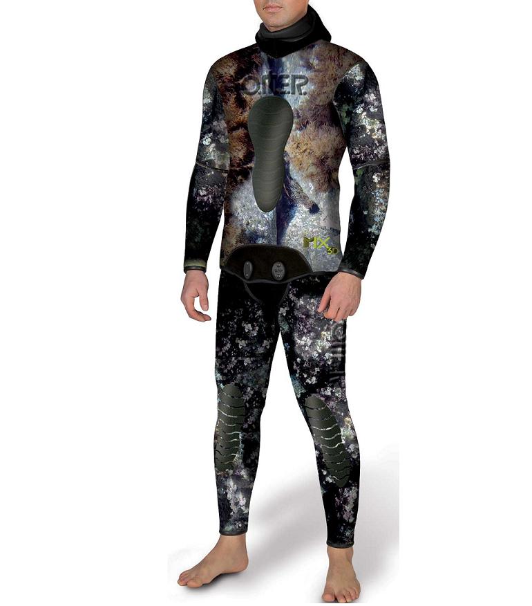 Giacca In Neoprene OMER Pietra Holo 3mm - Mimetica Subacquea Per Acque Temperate - Foto 5